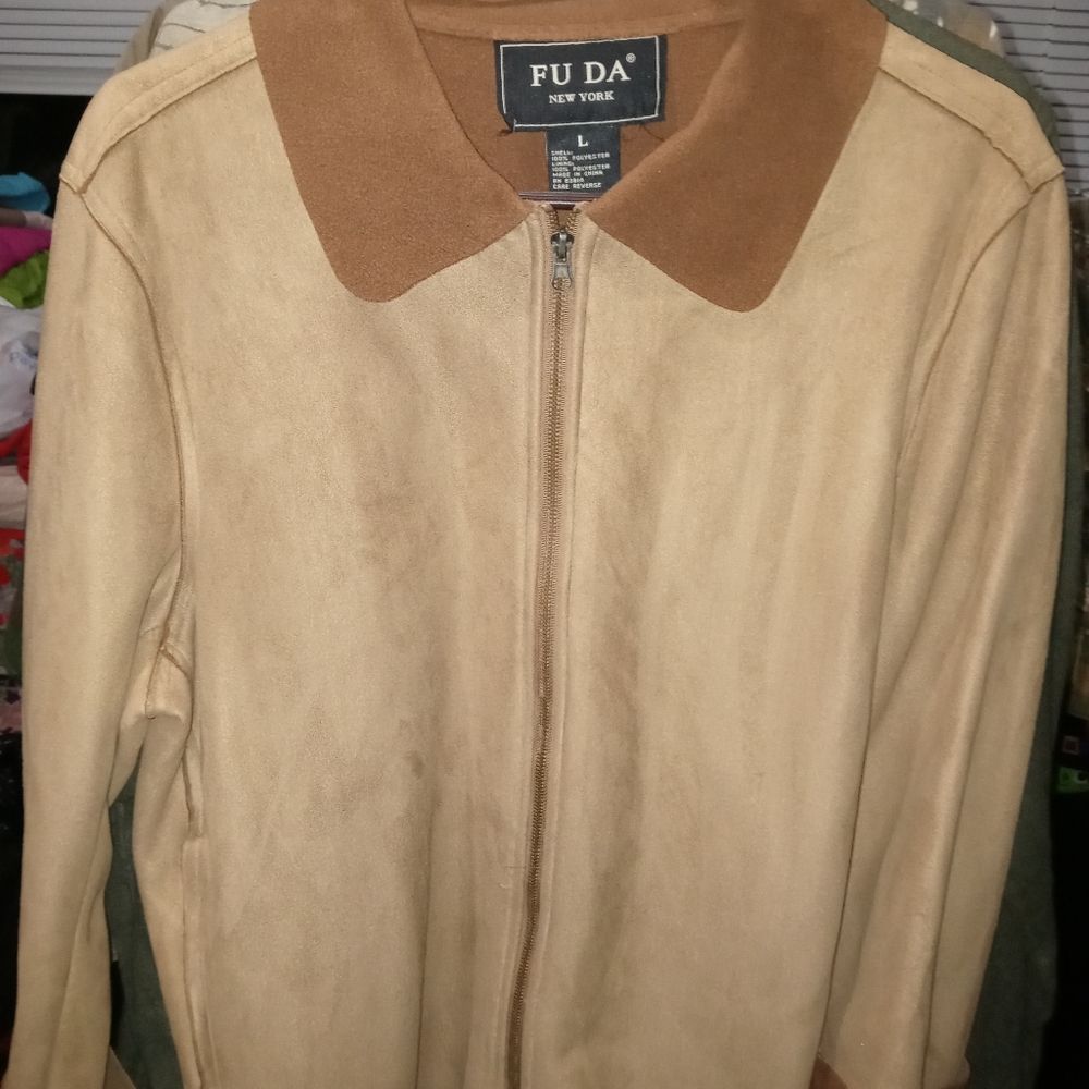 FU  DA jacket/coat large men tan